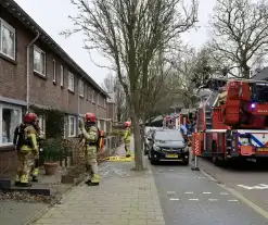 Zwaargewonde bij brand in woning