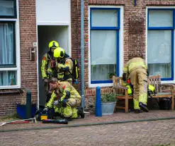 Onderzoek naar mogelijk brand in woning