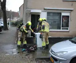 Droger vliegt in brand in woning