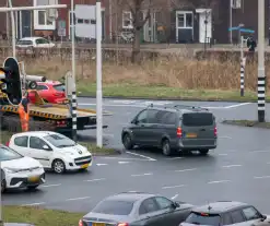 Dienstvoertuig betrokken bij ongeval