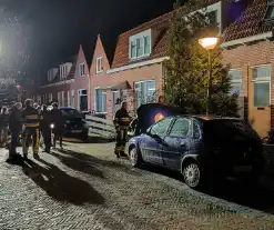 Autobrand geblust door buurtbewoners