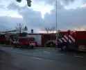Brandweer ingezet voor brand op dak
