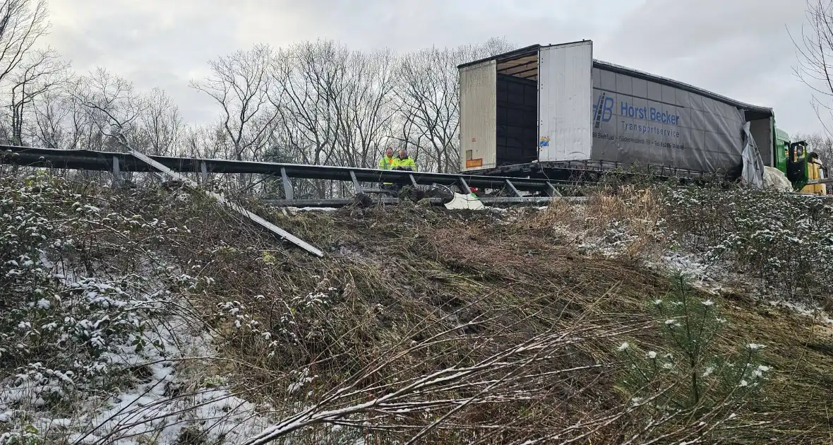 Meerdere voertuigen betrokken bij ongeval door gladheid