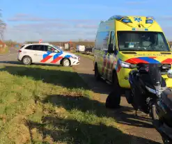 Scooterrijder gewond bij frontale aanrijding