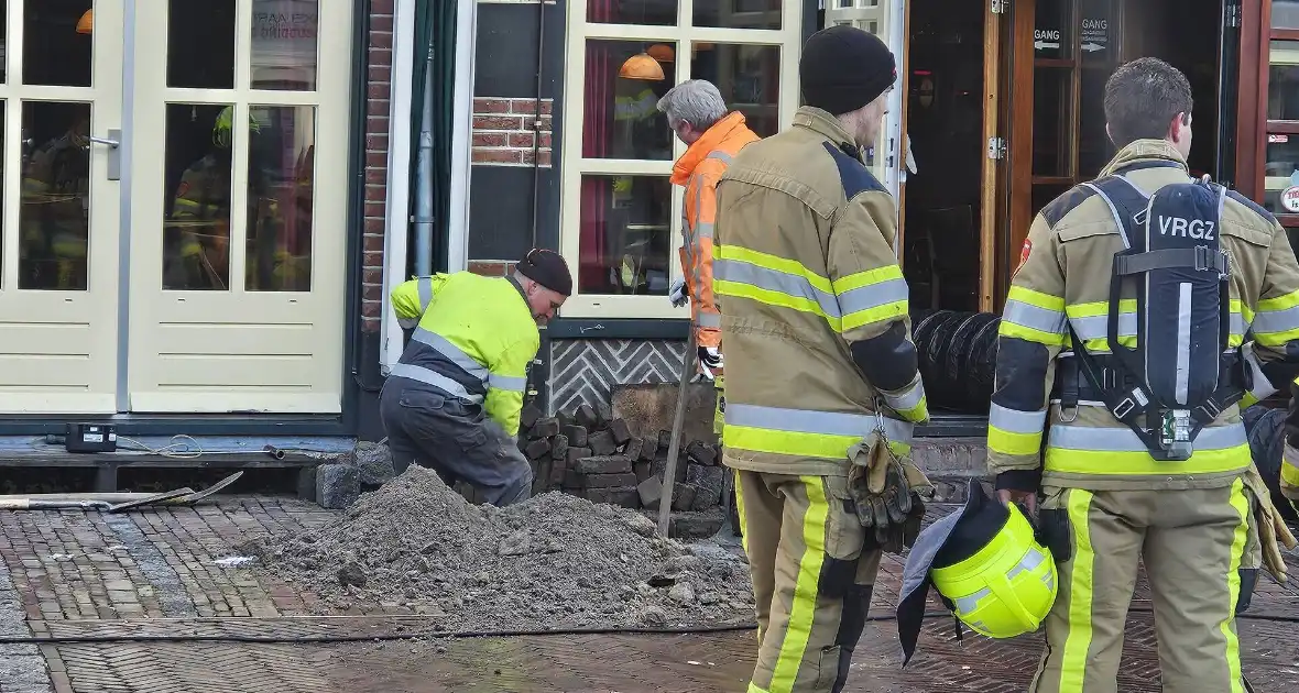 Gaslekkage bij restaurant, woningen ontruimd - Foto 3