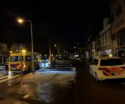 Aanrijding tussen Auto en Voetganger op Rotonde