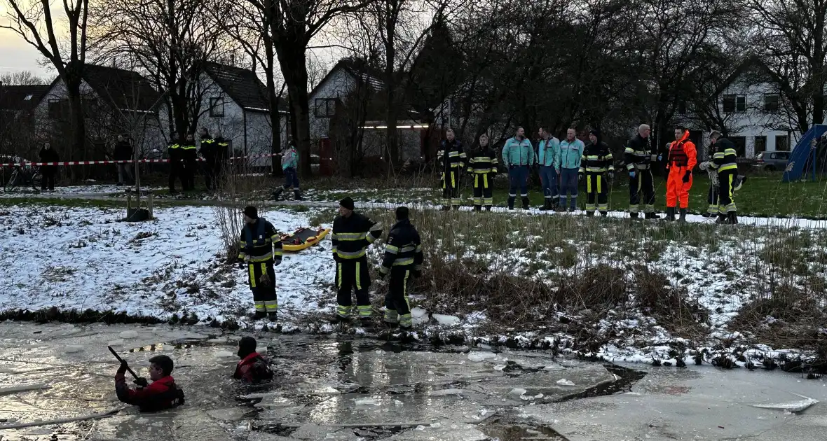 Grote zoekactie vanwege aangetroffen wak