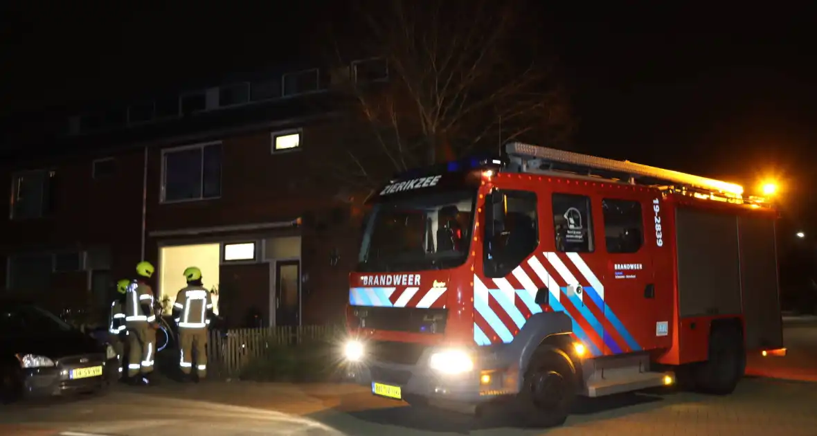 Brandweer ingezet voor brandende plant - Foto 1