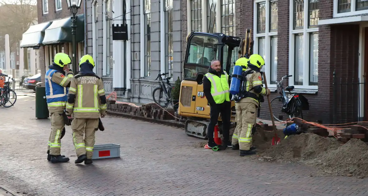 Gasleiding geraakt tijdens aanleg van glasvezelkabel - Foto 2