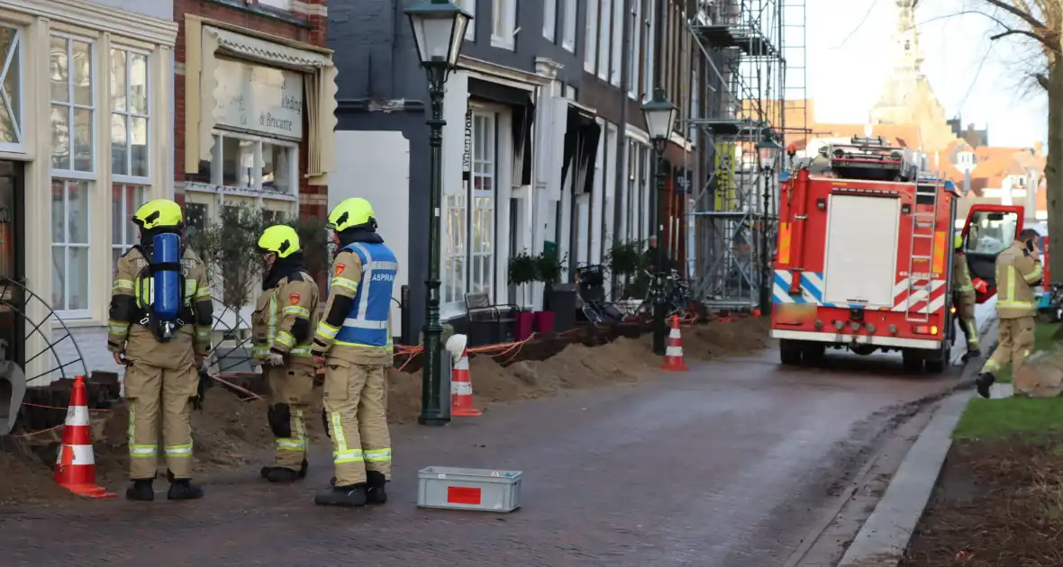 Gasleiding geraakt tijdens aanleg van glasvezelkabel - Foto 4