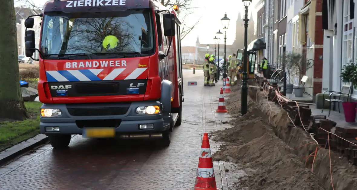 Gasleiding geraakt tijdens aanleg van glasvezelkabel - Foto 6