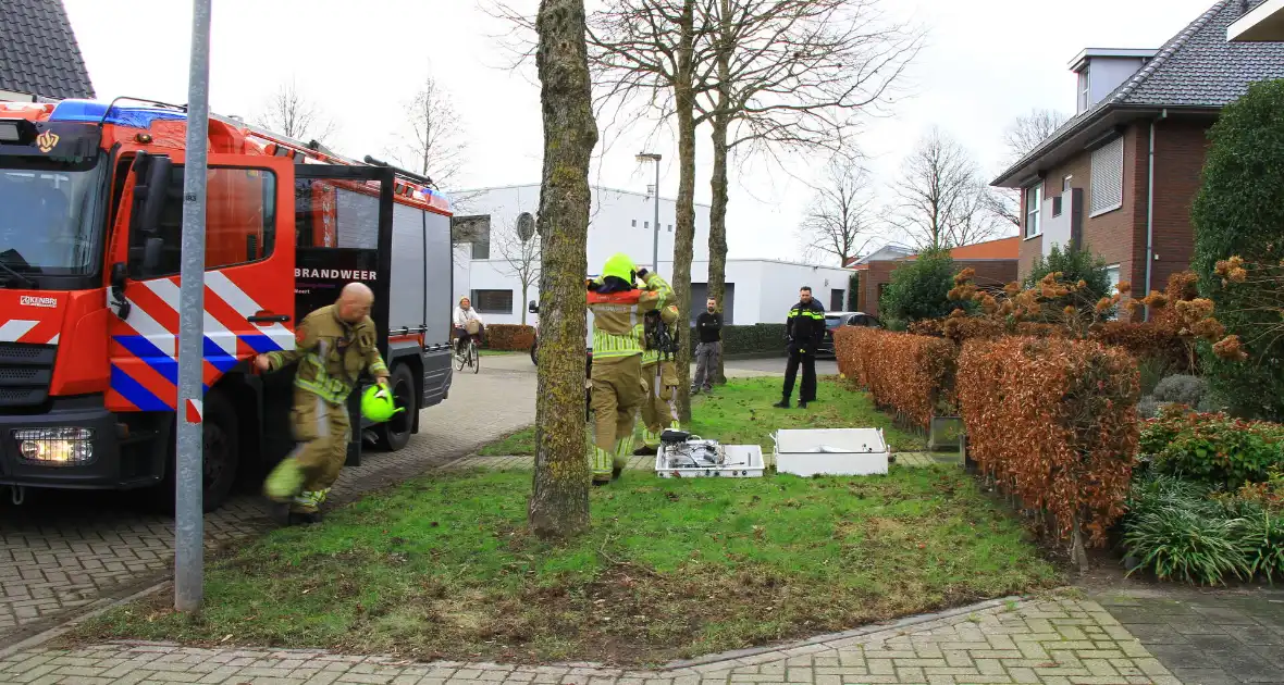 Brand veroorzaakt door werkzaamheden voor warmtepomp