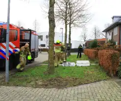 Brand veroorzaakt door werkzaamheden voor warmtepomp