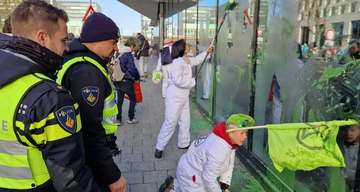 Pand One-Dyas beklad tijdens demonstratie