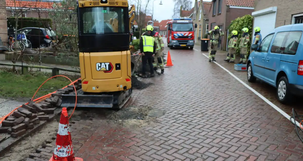 Opnieuw gaslekkage na werkzaamheden voor glasvezelaanleg