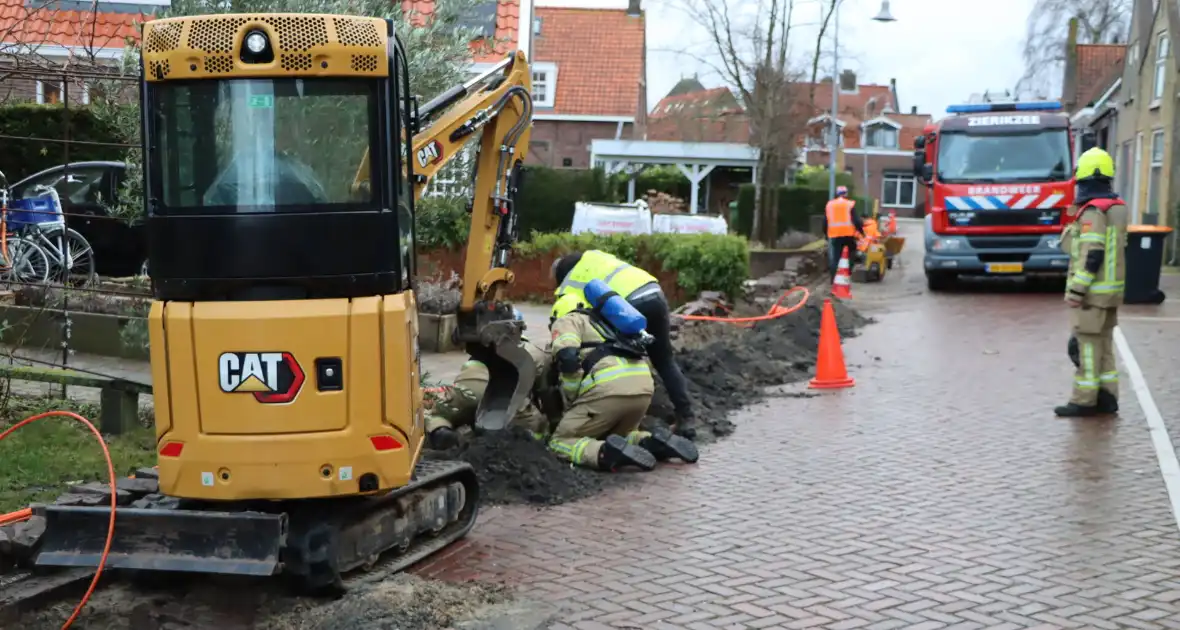 Opnieuw gaslekkage na werkzaamheden voor glasvezelaanleg - Foto 1