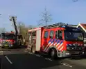 Schade door felle brand tegen schuur van woning