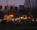 Flinke vertraging door ongeval op snelweg