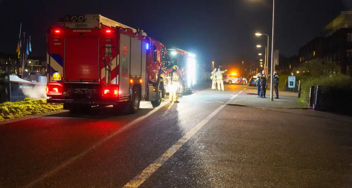 Brand in garagebedrijf snel onder controlle - Foto 1