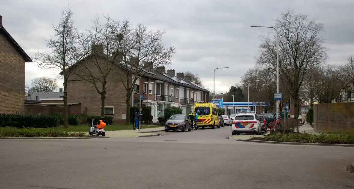 Botsing tussen scootmobiel en auto