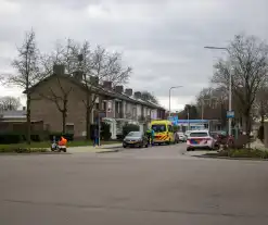 Botsing tussen scootmobiel en auto