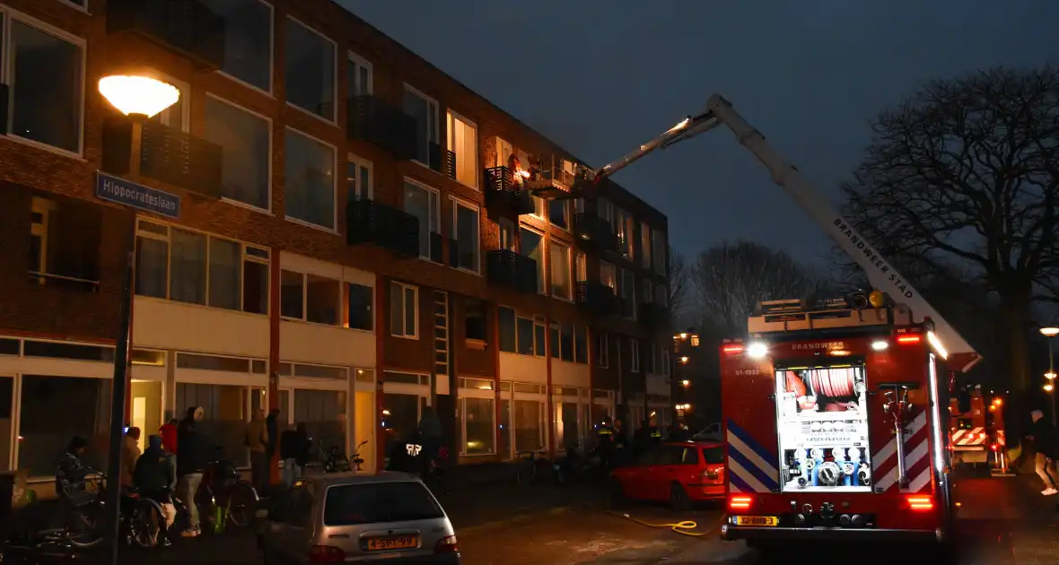 Rookontwikkeling door brand in meterkast