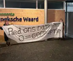 Protest tegen afschieten damherten