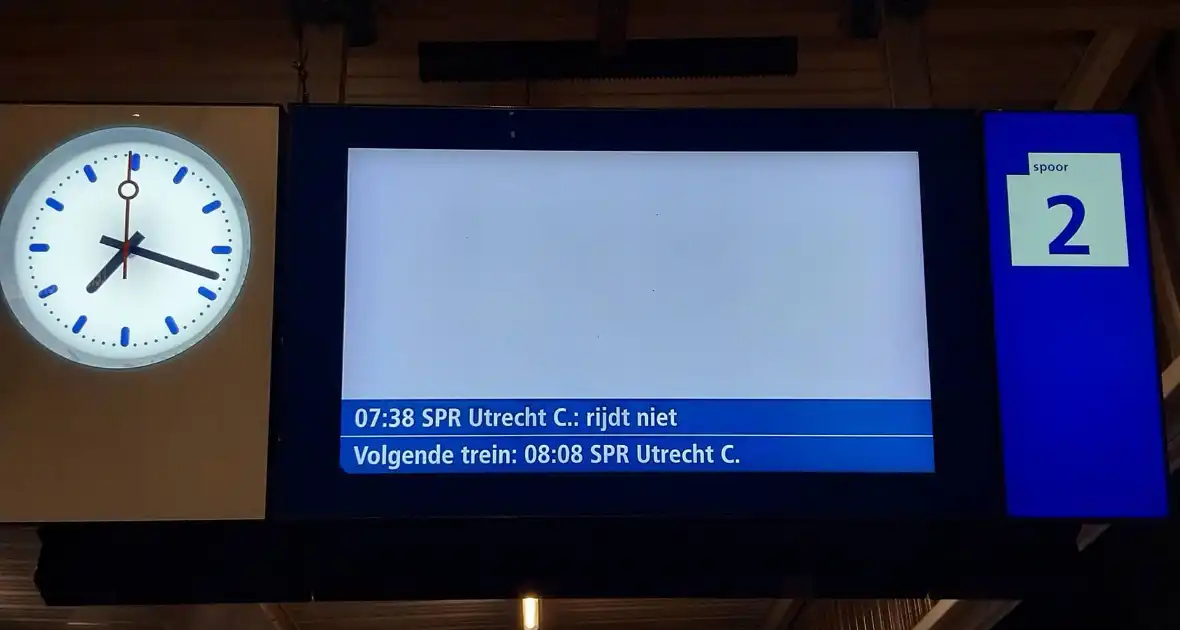 Geen treinverkeer door wisselstoring - Foto 3
