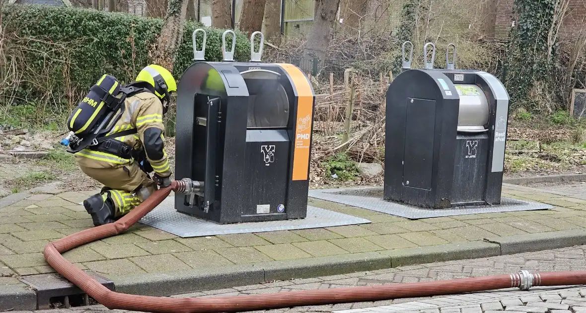 Brandweer blust ondergrondse plastic container - Foto 1