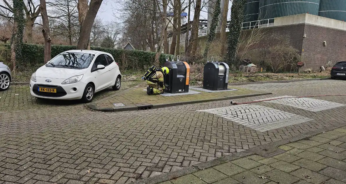 Brandweer blust ondergrondse plastic container - Foto 3