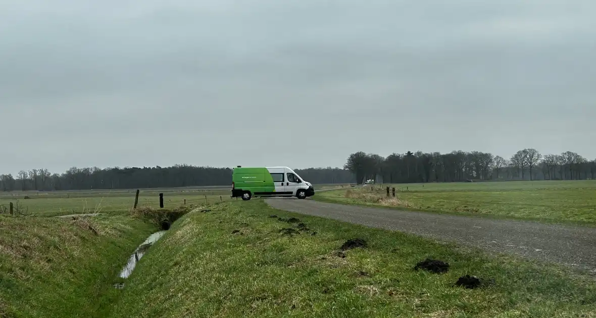 Flinke lekkage in gasleiding in buitengebied - Foto 1