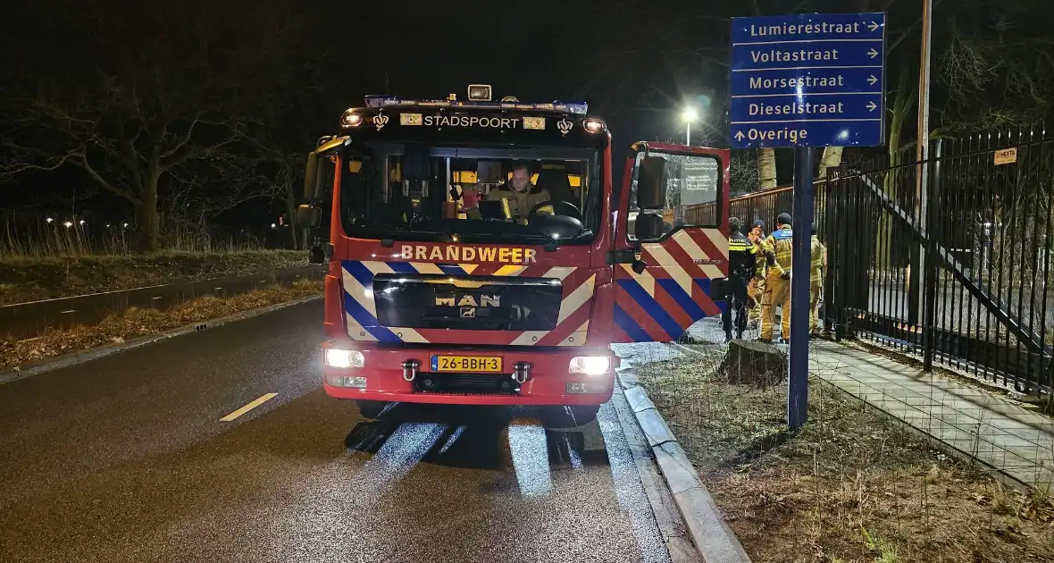 Brandweer ingezet voor lekkende stoomleiding