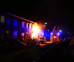 Woningen ontruimd door uitslaande brand