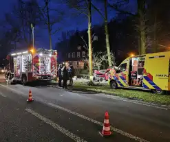 Automobilist ernstig gewond bij botsing met boom