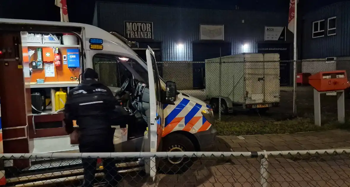 Brandstichting bij bedrijfspand in haven - Foto 8