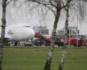 Groot alarm vanwege vliegtuig in de problemen