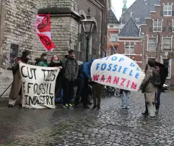 Demonstratie tegen fossiele brandstoffen