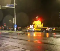 Flinke vertraging na kettingbotsing met meerdere voertuigen