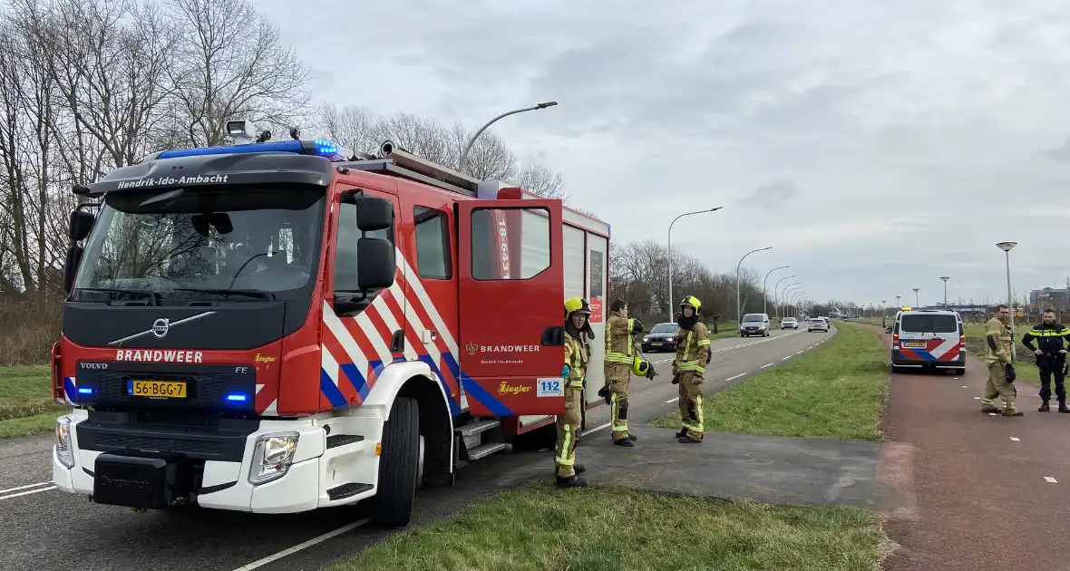 Onderzoek naar mogelijke gaslekkage in verdeelstation - Foto 1