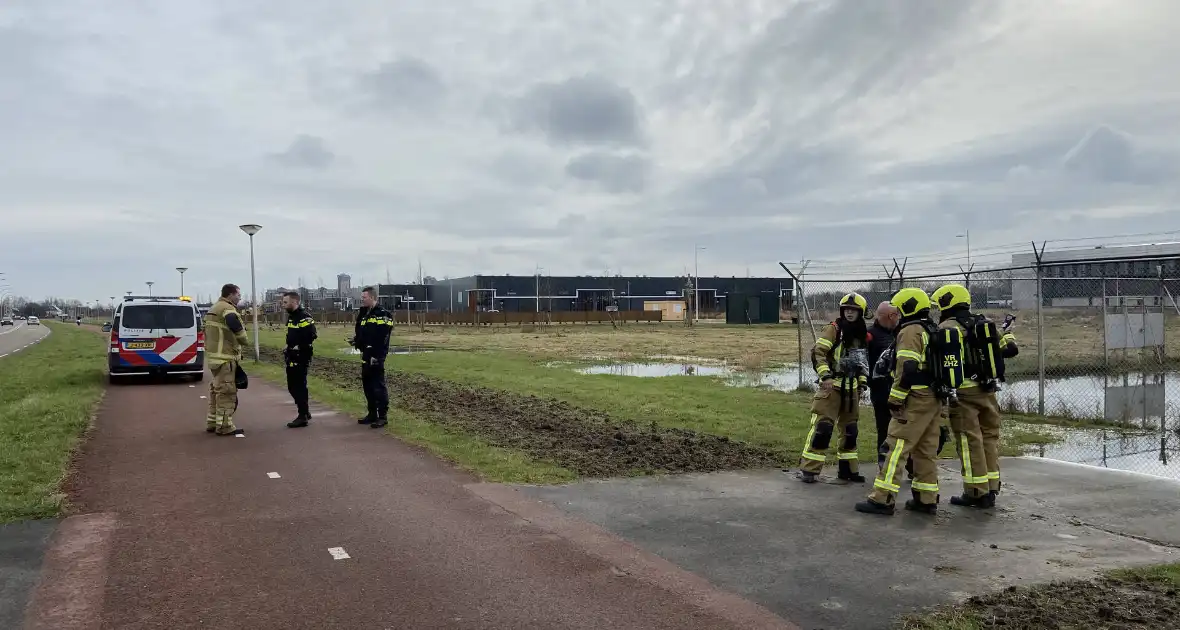 Onderzoek naar mogelijke gaslekkage in verdeelstation - Foto 2