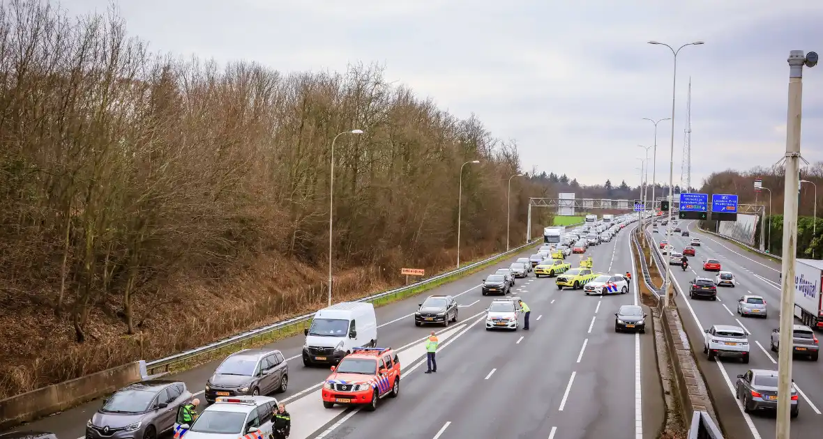 Snelweg afgesloten vanwege ernstig incident