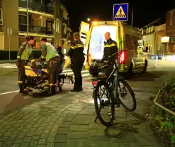 Fietser raakt gewond door val