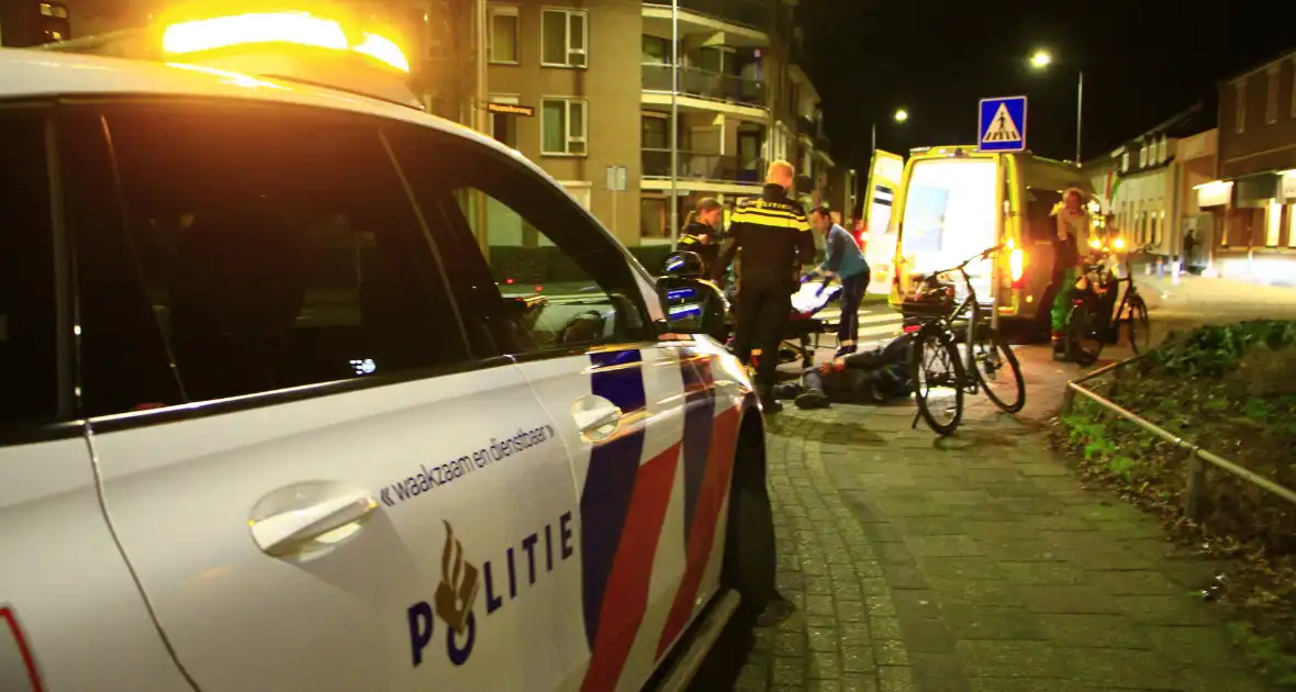 Fietser raakt gewond door val - Foto 1