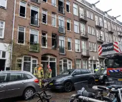 Enorme schade bij brand in woning