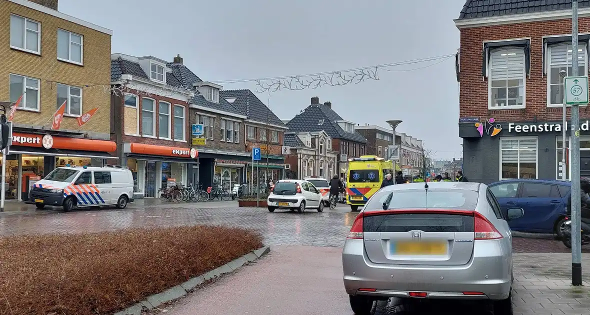 Fietser komt in aanrijding met personenauto