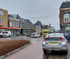 Fietser komt in aanrijding met personenauto