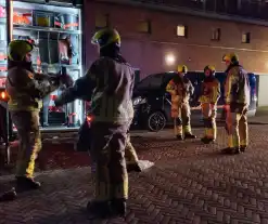 Brand op achtste verdieping van flat