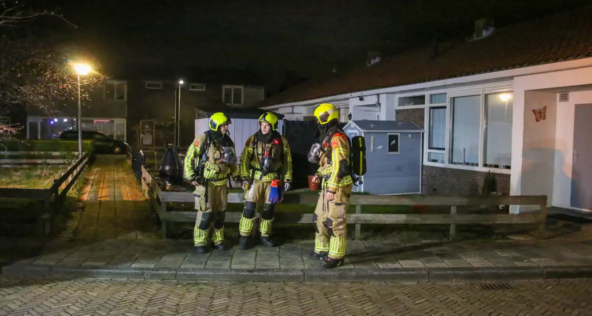 Brandweer controleert woning op gaslucht