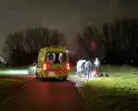 Persoon gewond na valpartij met fiets