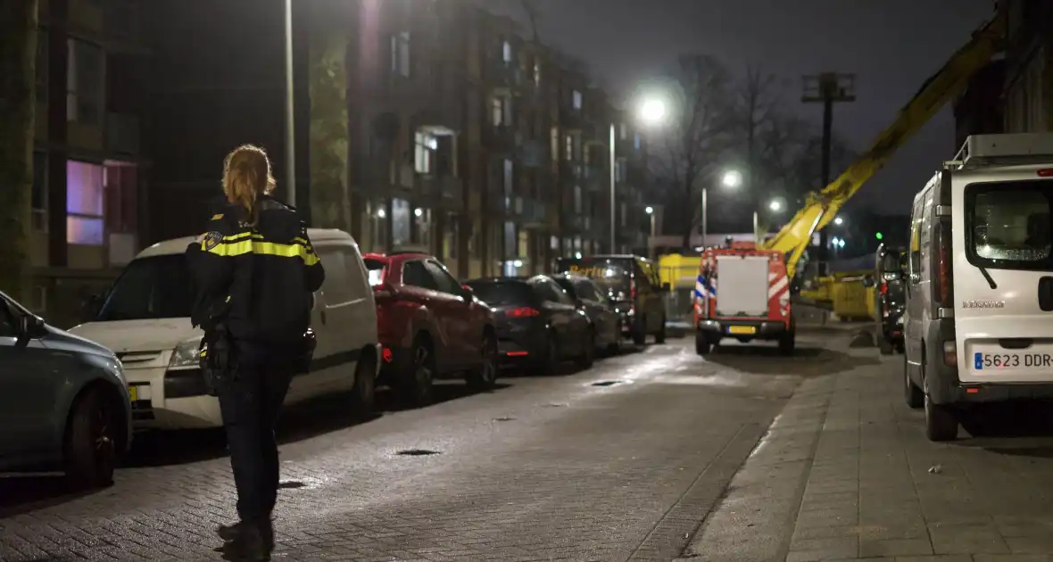 Onderzoek naar lekkage bij gebouw waar eerder explosie was